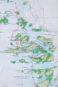 Carte 4 - Kullorsuaq et la baie de Melville du camp 15 au camp 26.