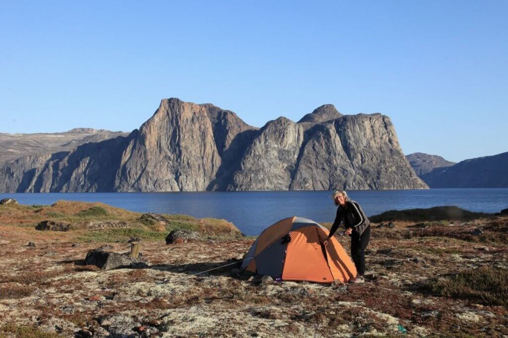 Upernavik 2009 - Le camp 20 le 21 août 2009.