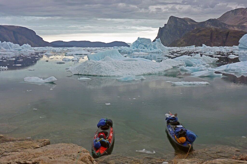 Traversée Upernavik-Kullorsuaq - Arrêt entre les camps 17 et 18 le 18 août 2012.