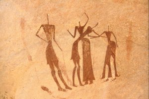 Peinture rupestre de la grotte d'Eberère