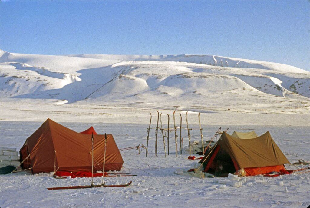 Dernier camp dans Adventdalen. 4 mai 1980.