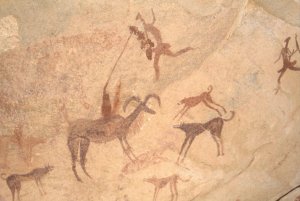 Peinture rupestre de la grotte d'Eberère