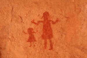 Peinture rupestre du Tassili des Ajjer