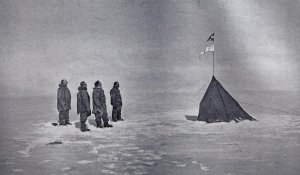 Les Norvégiens au Pôle Sud.
