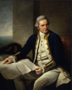 Portrait du Capitaine James Cook (1728 - 1779).